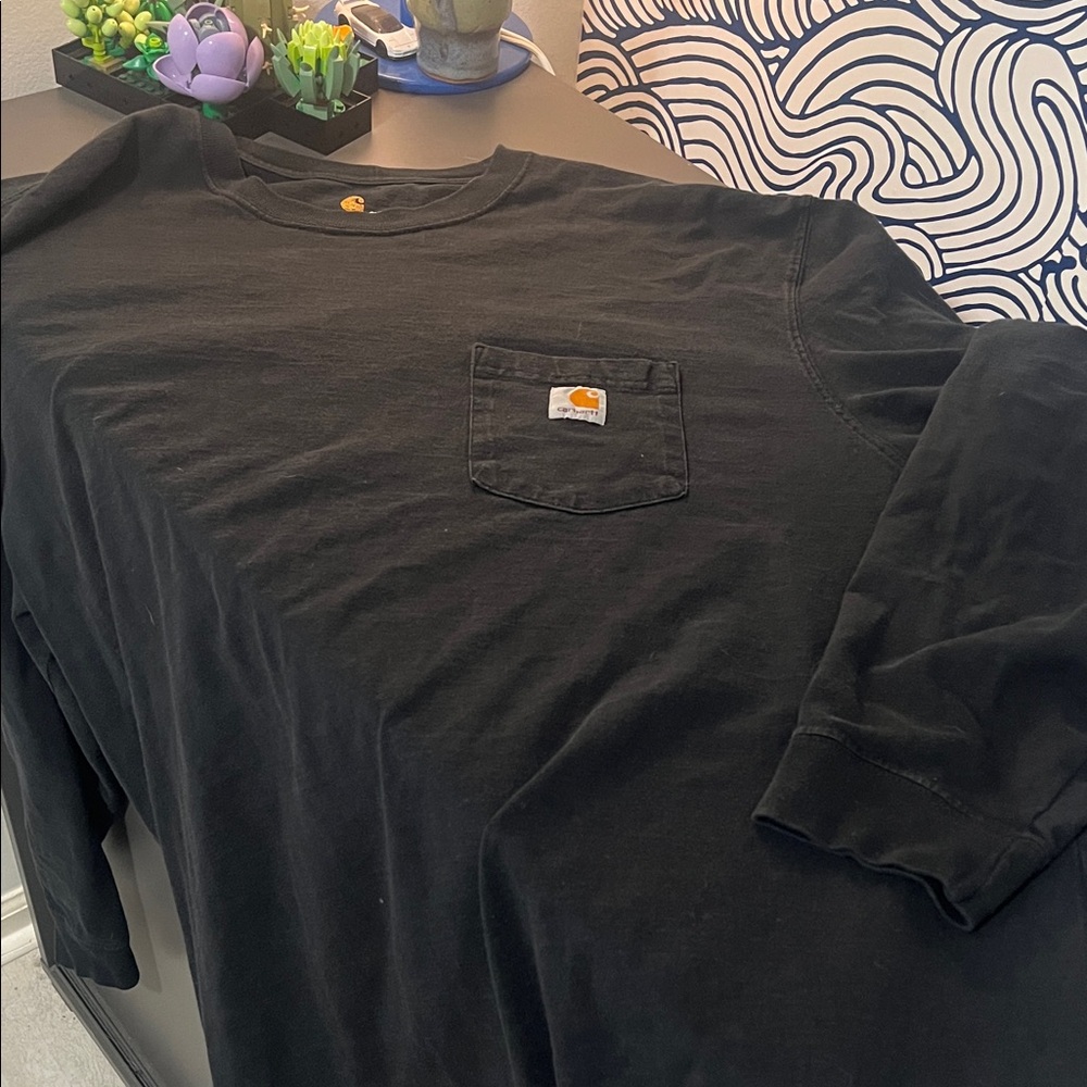 Carhartt Men's Classic Black Long Sleeve Tee